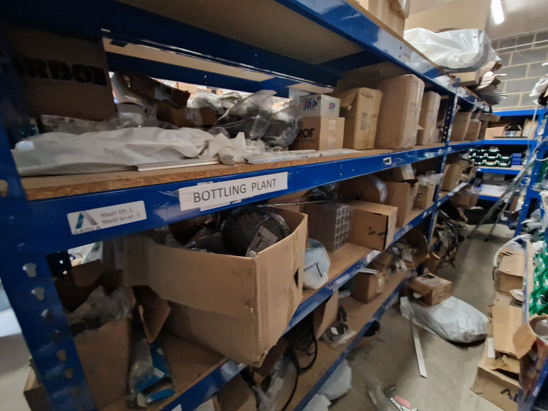Contents to Four Bays of Shelving, including Rubber Gaskets, Aluminium Profile, End Caps, Screws, - Image 10 of 13