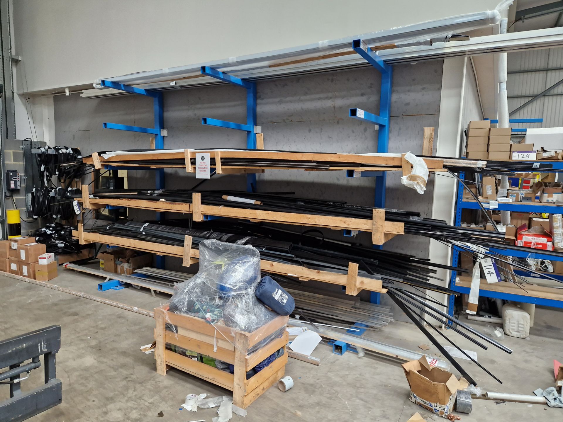 Large Quantity of Various Lengths of Plastic and Aluminium Profile, Longest Length Approx. 6.4m,