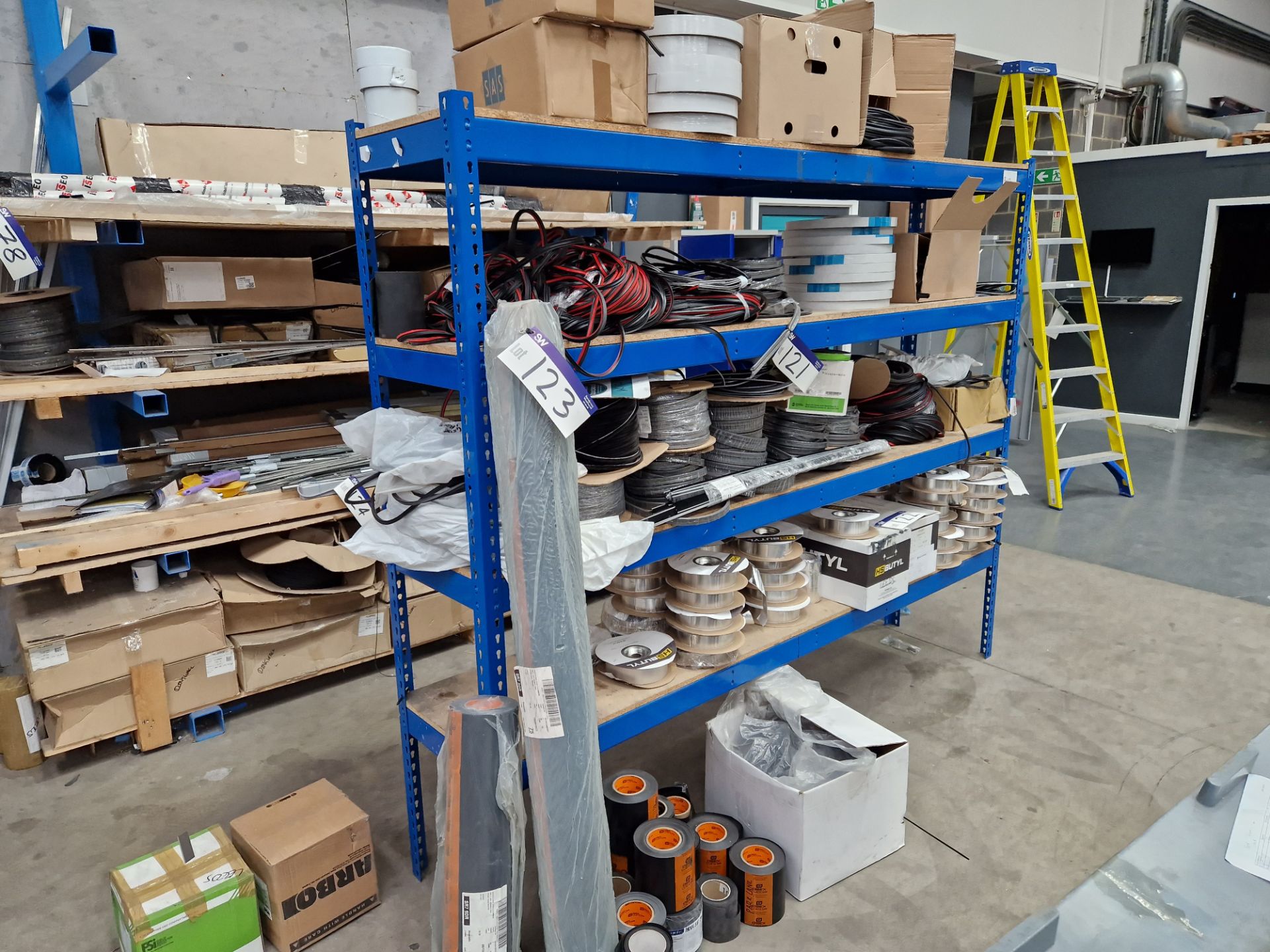 Four Bays of 4 Tier Boltless Steel Shelving, Approx. 2.5m x 0.5m x 2m (Reserve Removal until - Image 2 of 2