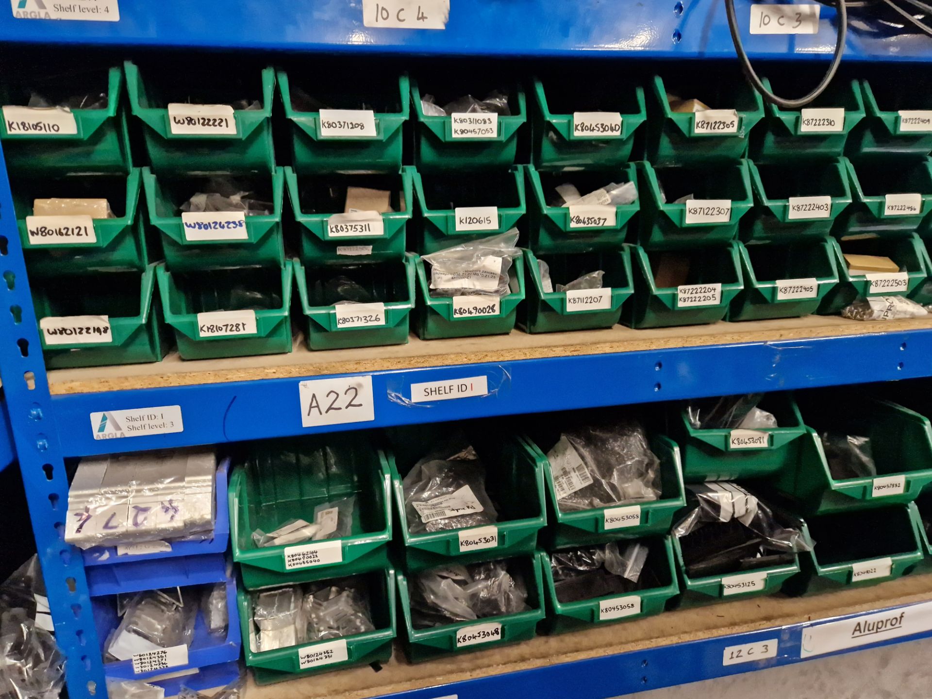 Contents to Four Bays of Shelving, including Rubber Gaskets, Aluminium Profile, End Caps, Screws, - Image 10 of 11