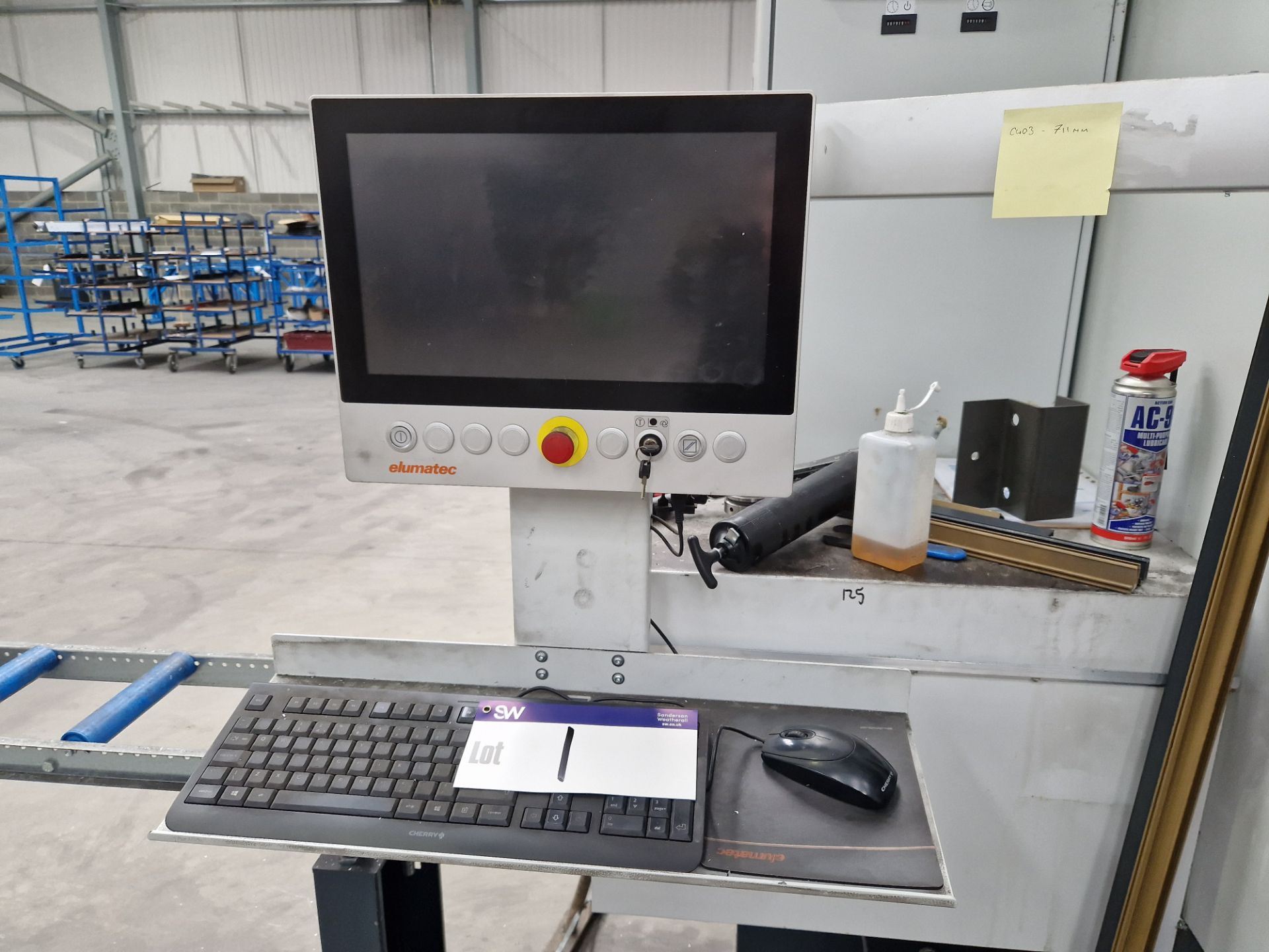 elumatec SBZ 122/71 CNC Profiling Machine, Serial No. 1220099669, Year of Manufacture 2019 ( - Image 8 of 8