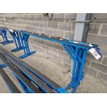 Four Steel Framed Trestles, Approx. 2.2m Long Please read the following important notes:- ***