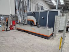 elumatec SBZ 122/33 CNC Profiling Machine, Serial No. 1223330678, Year of Manufacture 2014 with Sick