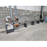 elumatec DG79+E11 Double Head Mitre Saw, S/N. 0799136342, Year of Manufacture 2013 Please read the