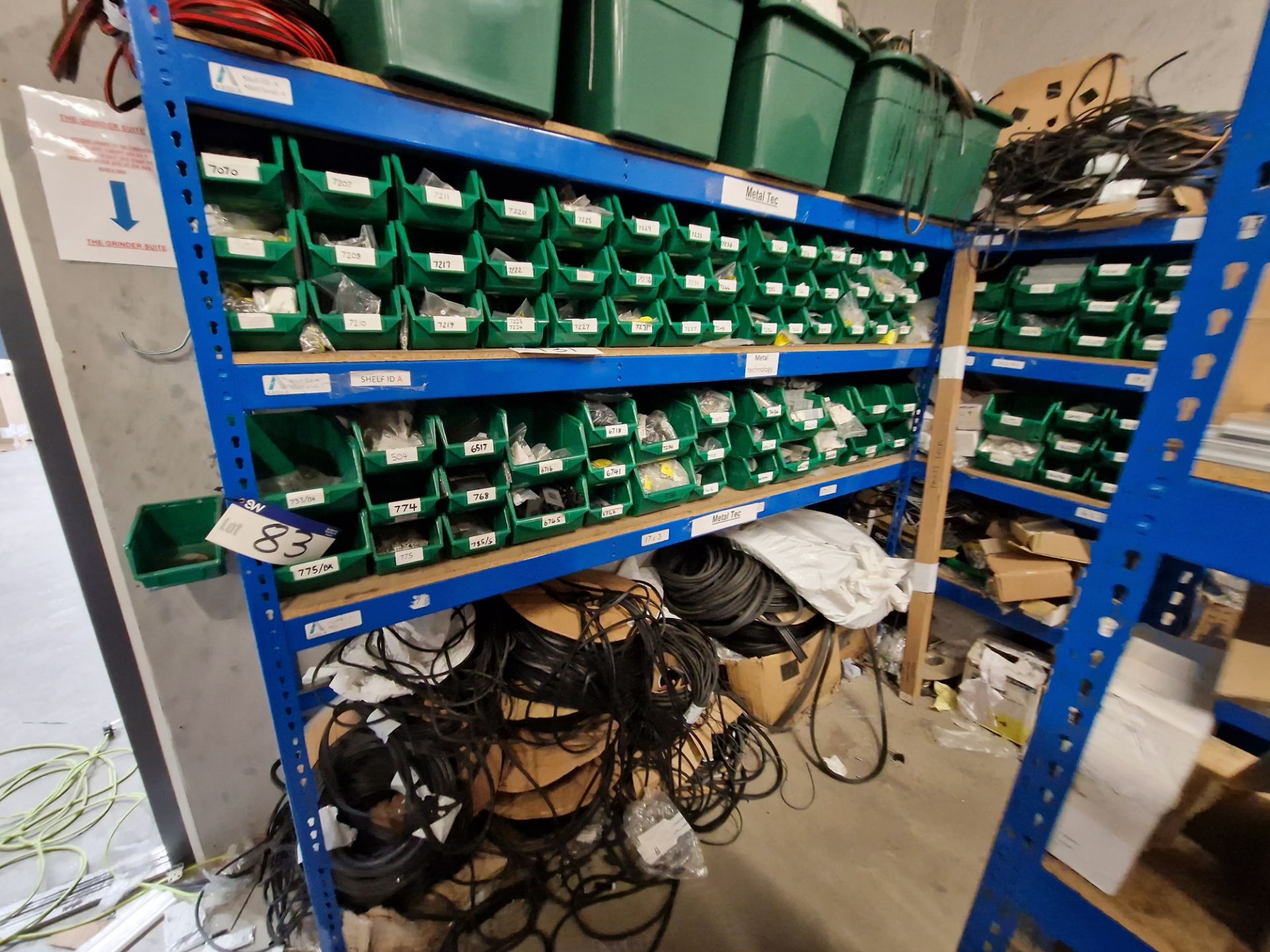 Five Bays of 4 Tier Boltless Steel Shelving, Approx. 2.5m x 0.5m x 2m (Reserve Removal until - Image 2 of 3