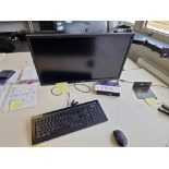 Dell OptiPlex 3040 Mini PC, BenQ Monitor, Keyboard and Mouse (Hard Drive Wiped) Please read the