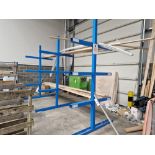 Tyne Tees Lifting Ltd Four Tier Steel Framed Cantilever Stock Rack, Approx. 4.8m x 2m x 3.4m,