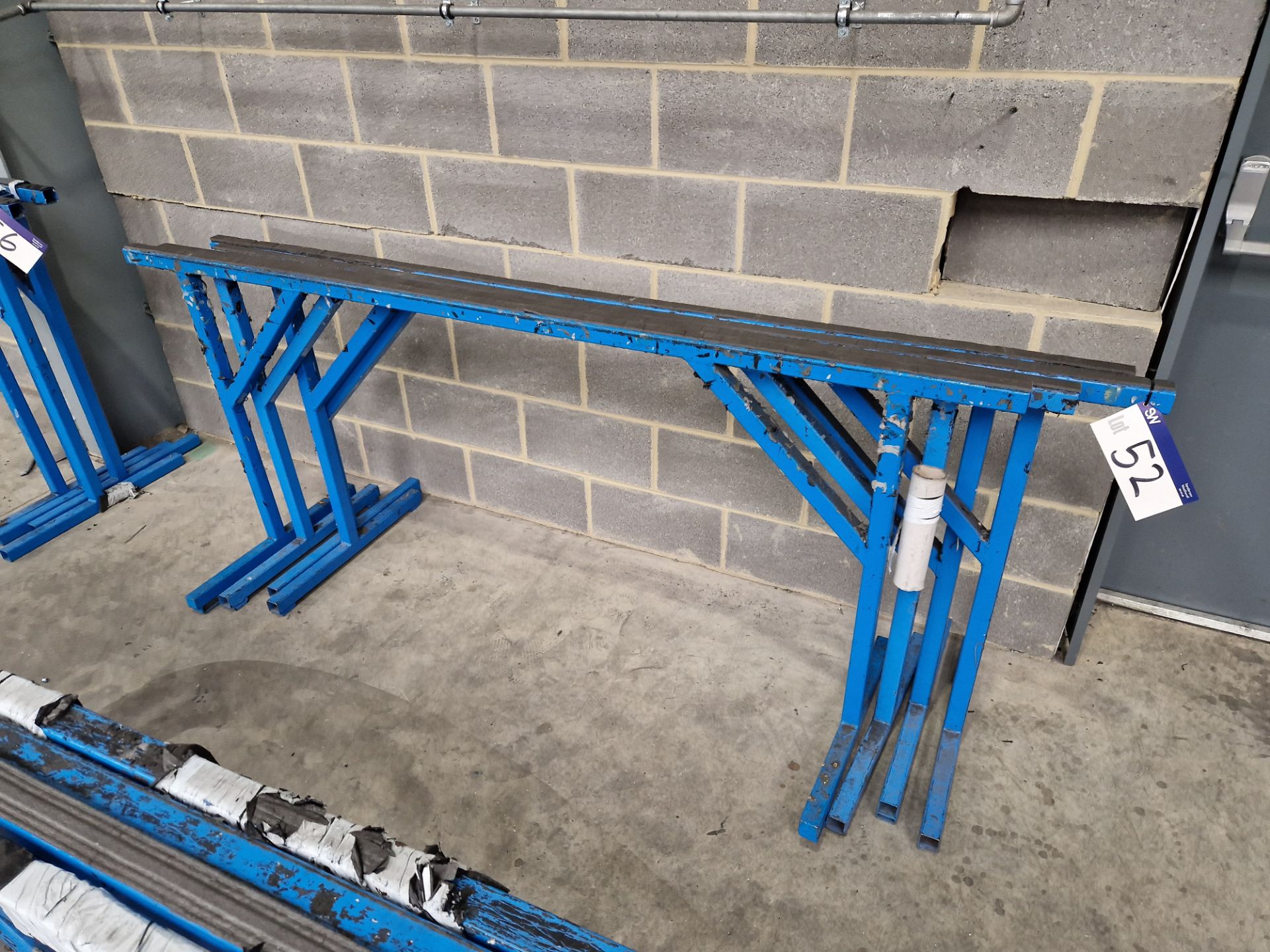 Four Steel Framed Trestles, Approx. 2.2m Long Please read the following important notes:- ***