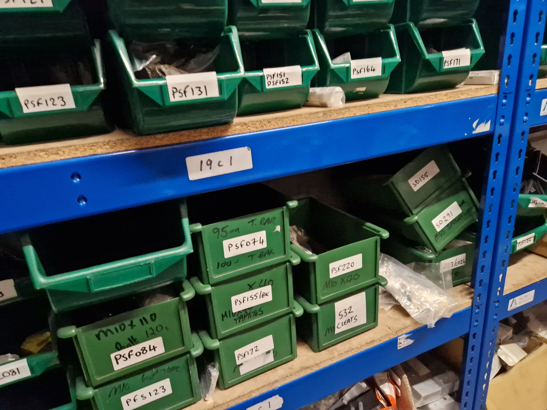 Contents to Two Bays of Shelving, including Rubber Gaskets, Aluminium Profile, End Caps, Screws, - Image 6 of 11