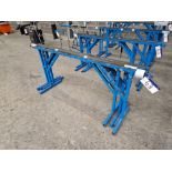 Four Steel Framed Trestles, Approx. 2.2m Long Please read the following important notes:- ***