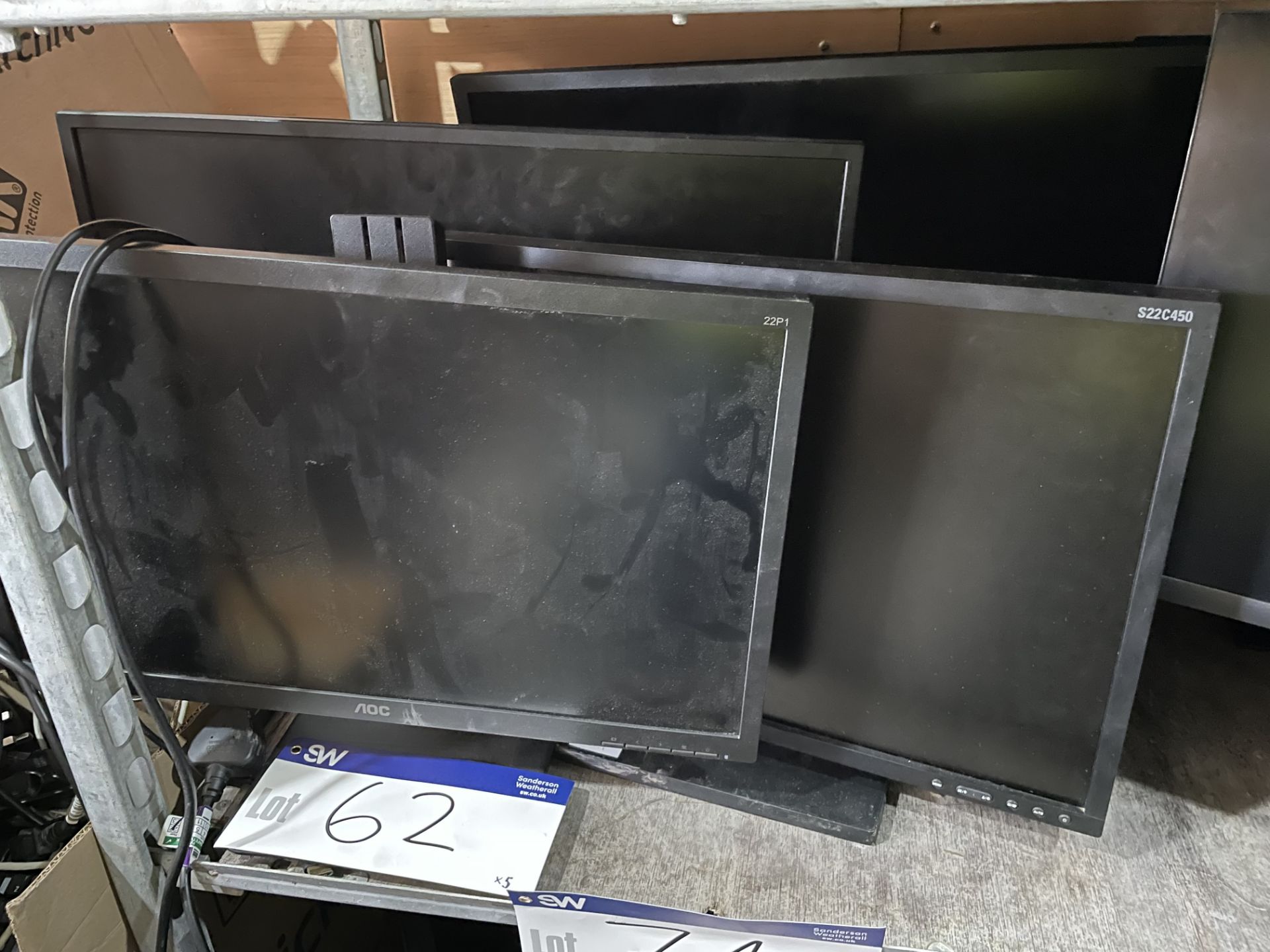 Five Various Monitors Please read the following important notes:- ***Overseas buyers - All lots