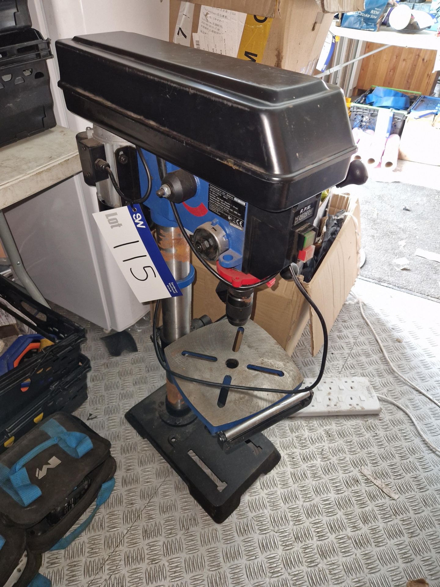 Scheppach DP18VARIO Pillar Drill, Year of Manufacture 2021 Please read the following important