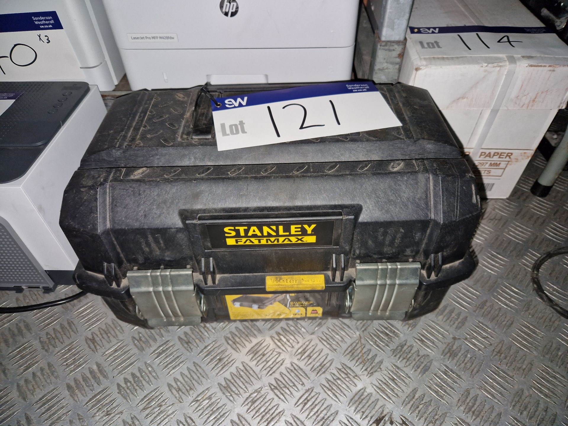 Stanley FATMAX Toolbox and Contents Please read the following important notes:- ***Overseas buyers -