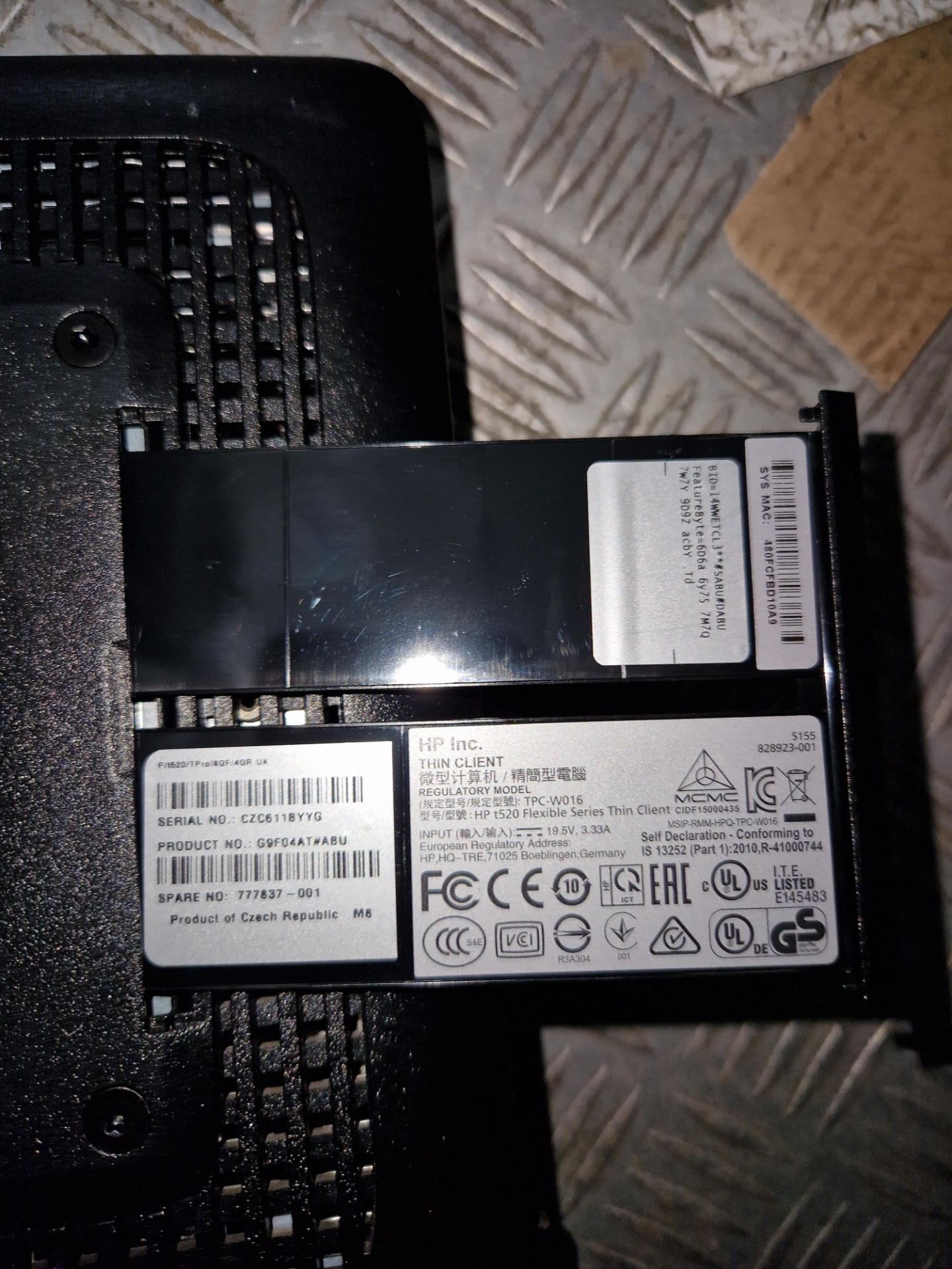 Four HP T520 Flexible Series TC Mini PCs (Hard Drives Removed) Please read the following important - Image 4 of 4