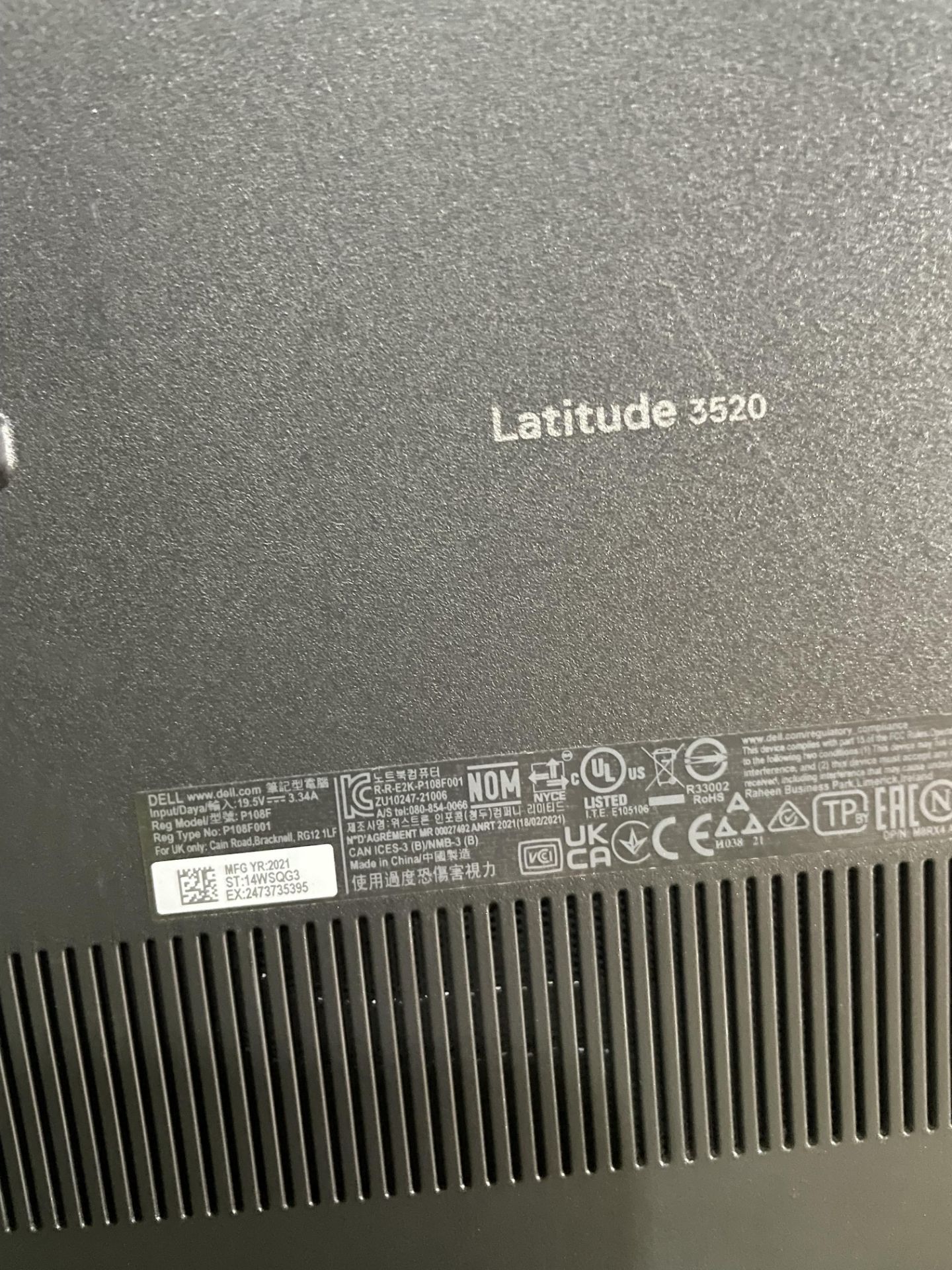 Dell Latitude 3520 Core i5 Laptop (Hard Drive Wiped) Please read the following important - Image 2 of 2