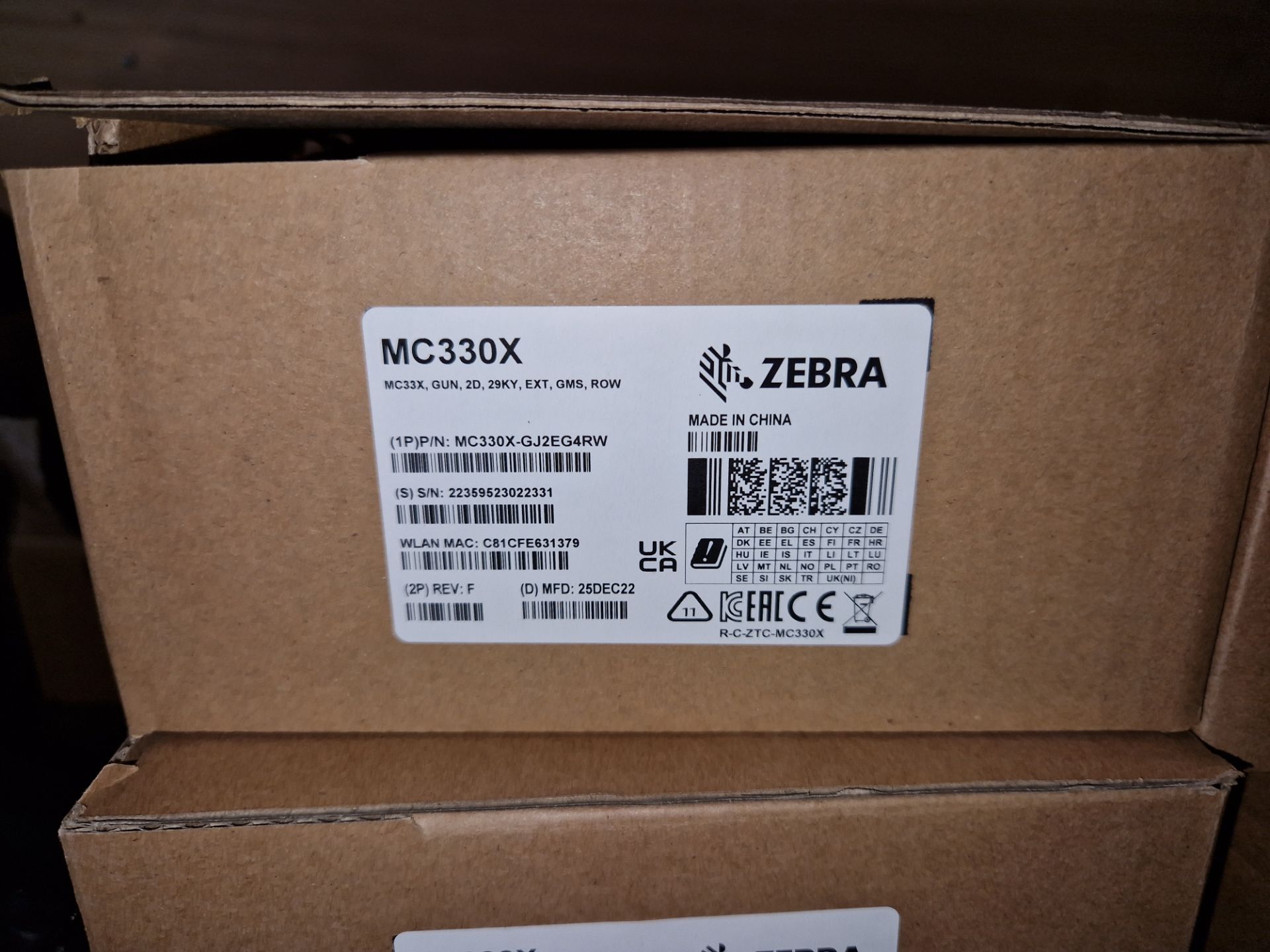 Eight Zebra MC330X Scanners (Boxed Unused) Please read the following important notes:- ***Overseas - Image 2 of 2