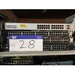 HP 182-24G J9980A Switch, Aruba 6000 48 Port Switch and Two Aruba 2530 48 Port Switches Please
