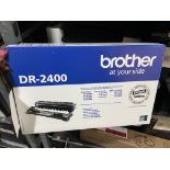 Brother DR-2400 and Toshiba T-FC505E-M Toner Cartridges Please read the following important