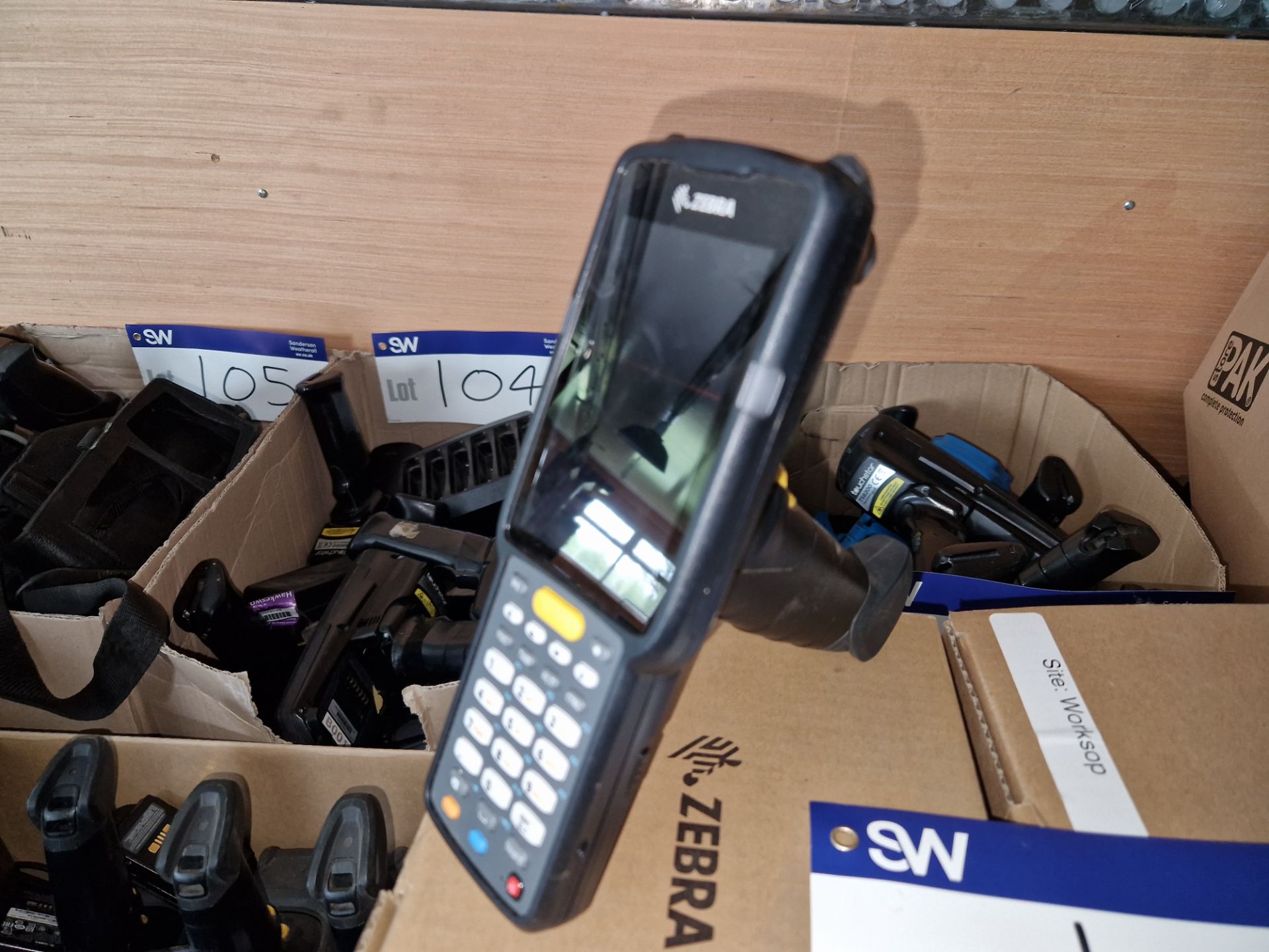 Six Zebra MC330X Scanners with Chargers and Spare Batteries Please read the following important - Image 3 of 3