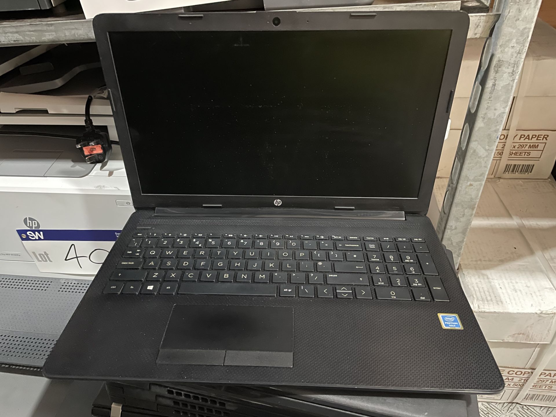 HP 15-da0078na Core Pentium Gold Laptop (Hard Drive Wiped) Please read the following important