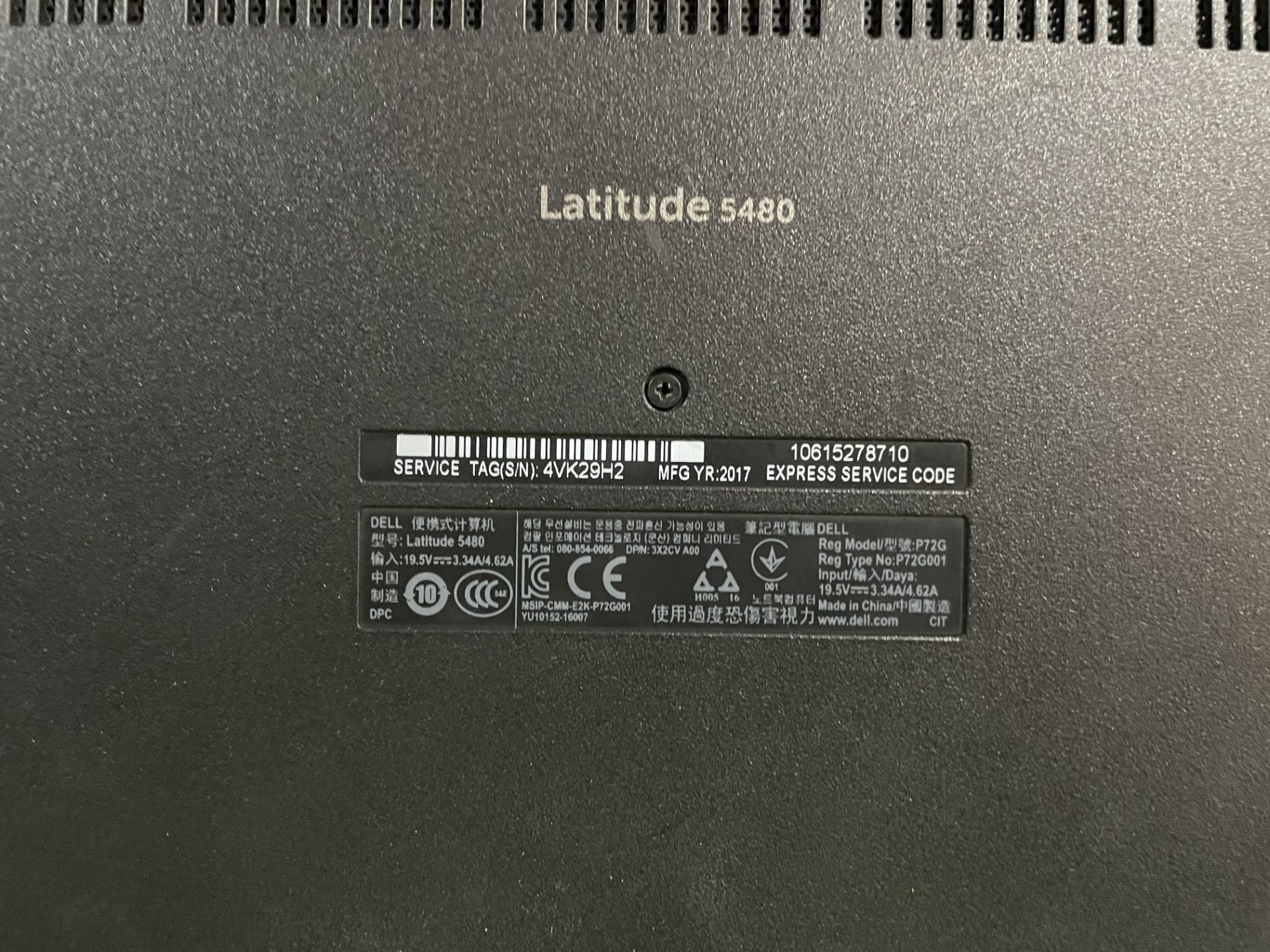 Dell Latitude 5480 Laptop (Hard Drive Wiped) Please read the following important notes:- ***Overseas - Image 2 of 2
