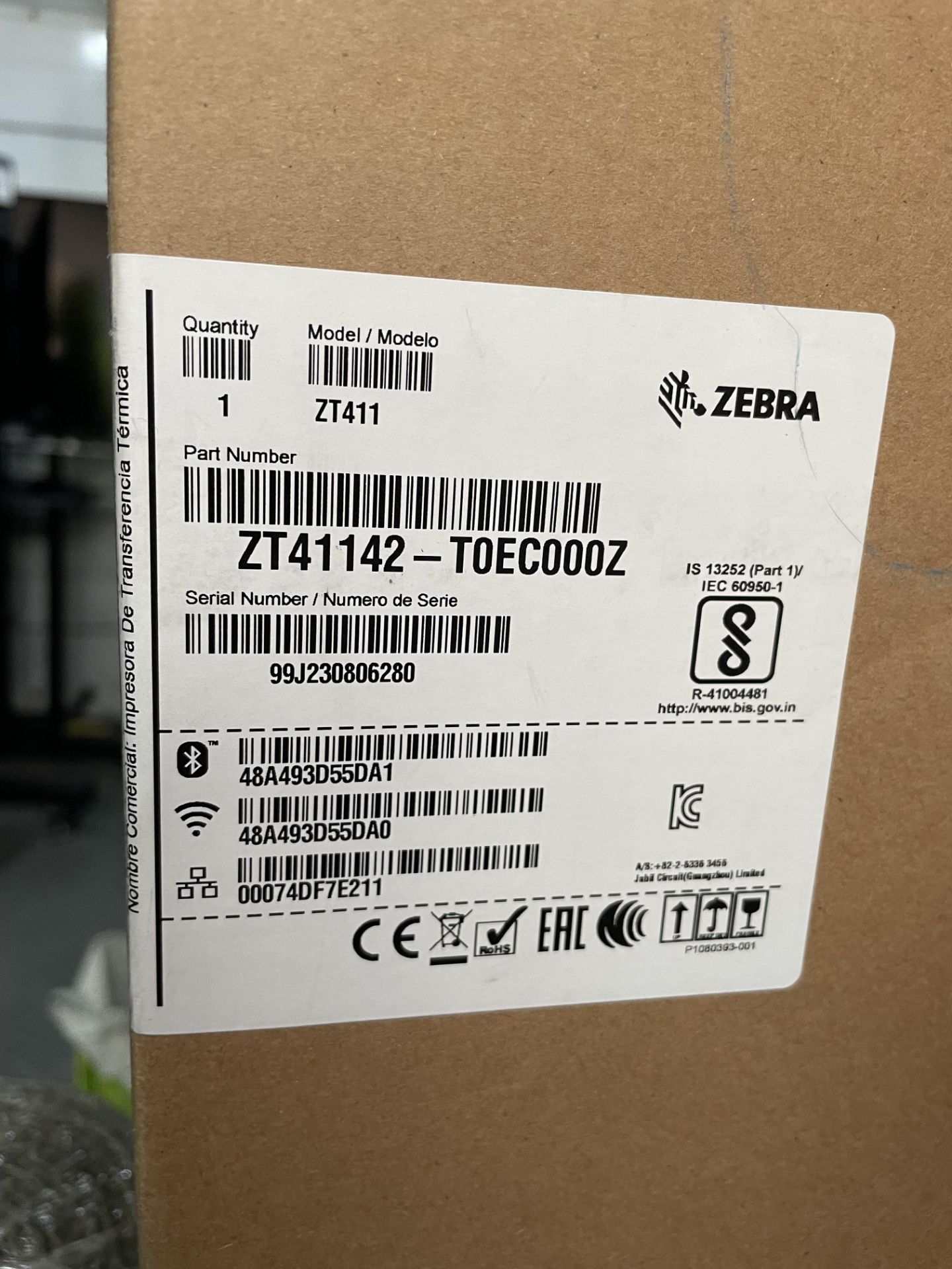 Zebra ZT411 Thermal Barcode Label Printer (Boxed Unused) Please read the following important notes:- - Image 3 of 3