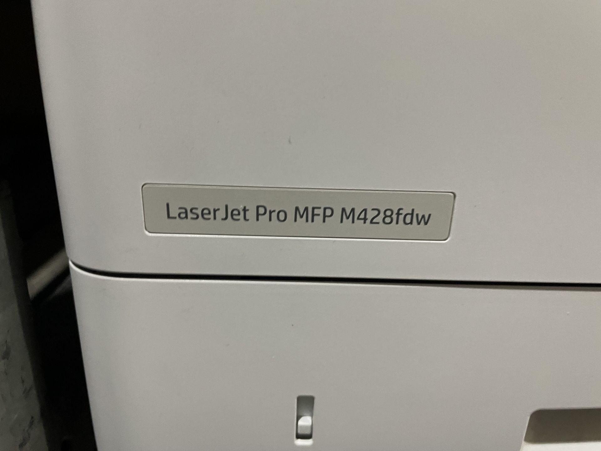 Two HP LaserJet Pro MFP M428fdw and One HP LaserJet Pro MFP M183fw Multifunction Printers Please - Image 5 of 7