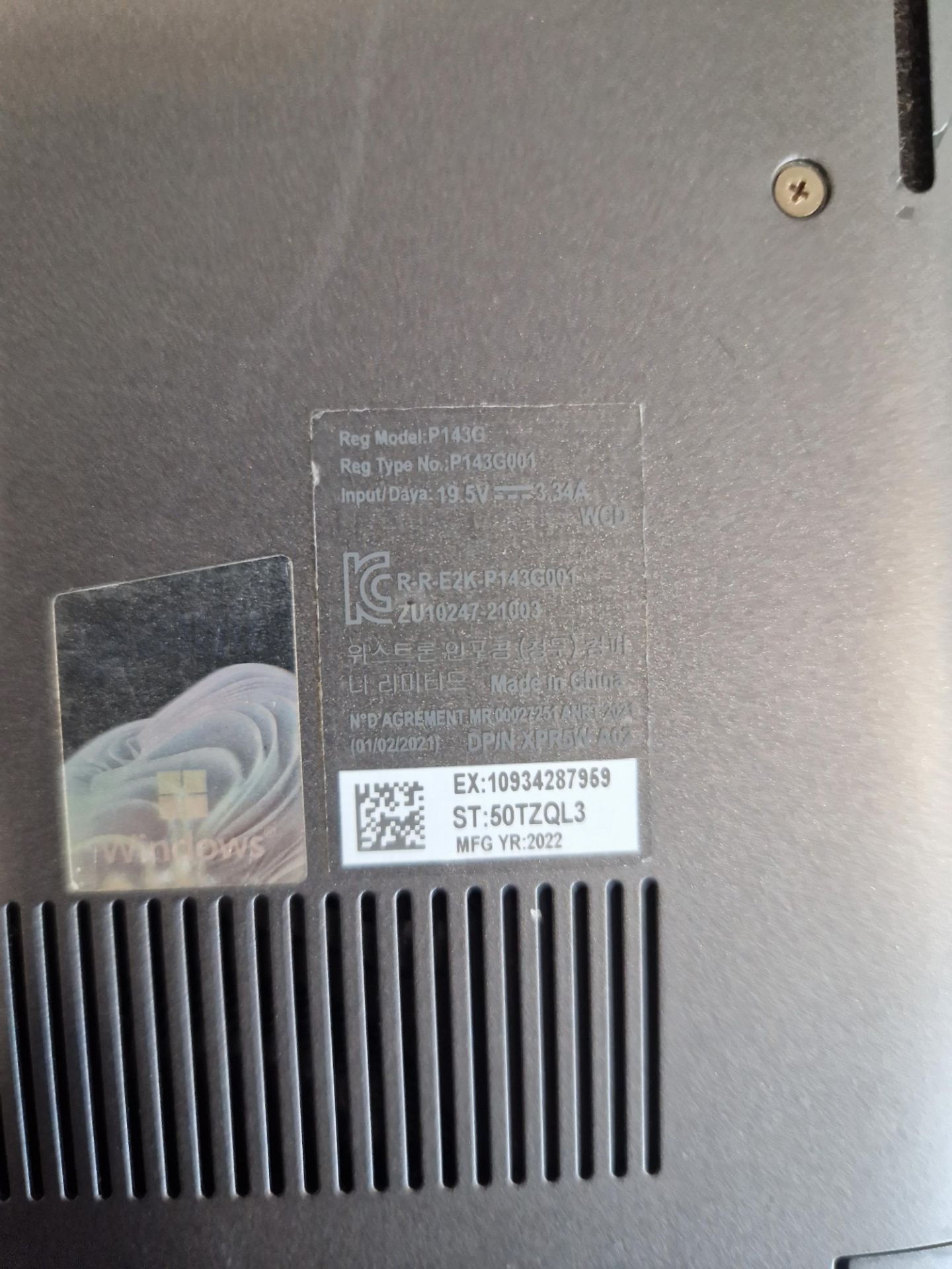 Dell Vostro Core i5 Laptop (No Charger) (Hard Drive Removed) - Image 3 of 3