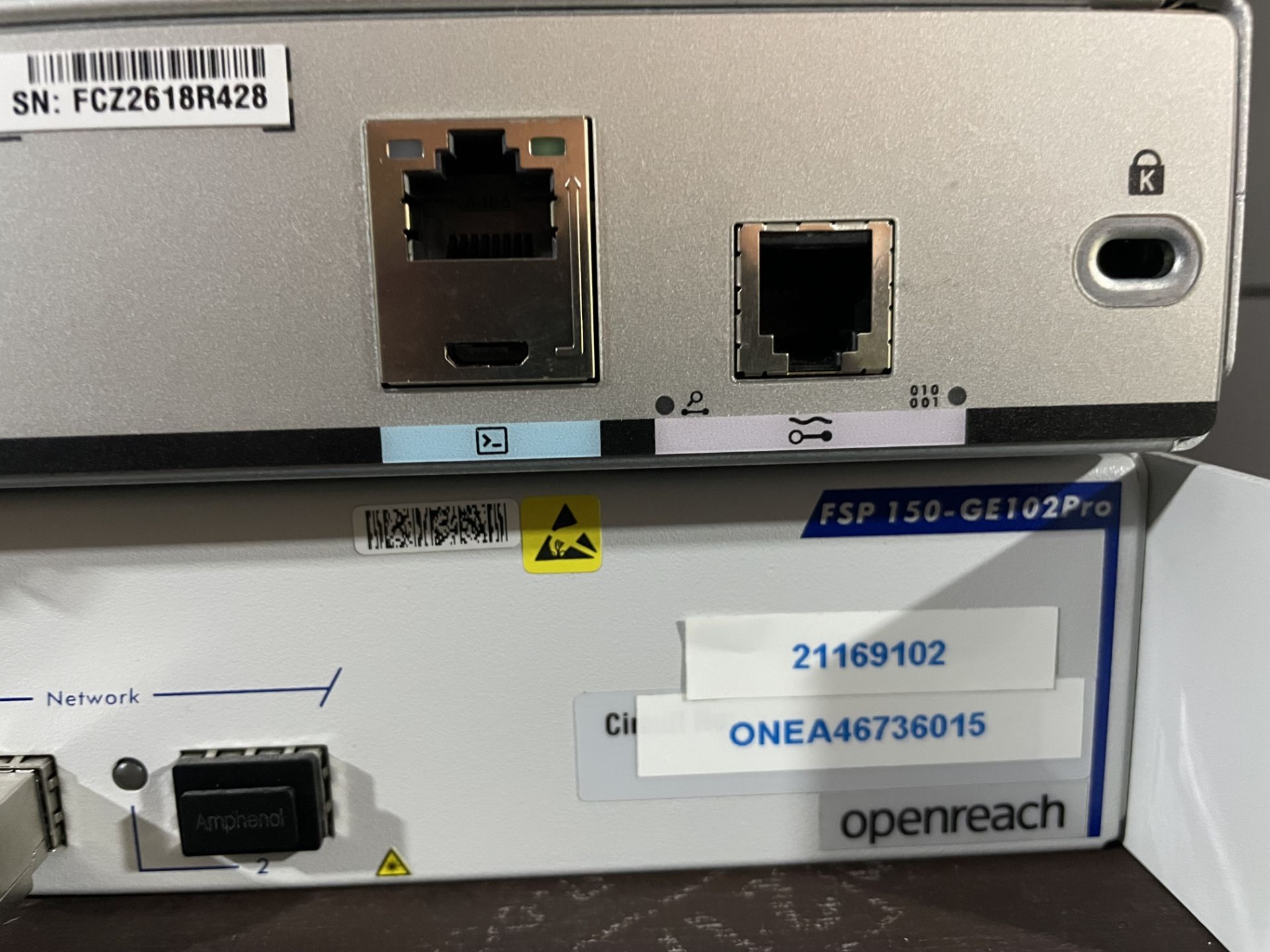 Three Adva FSP 150-GE102Pro Fibre Channel Hubs, Two Cisco C1117-4P Integrated Routers and One - Image 6 of 6