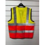 2213 x Hi Vis Vest Multiple Sizes and Mixed Colours Such As Orange and Yellow Orange and Navy,