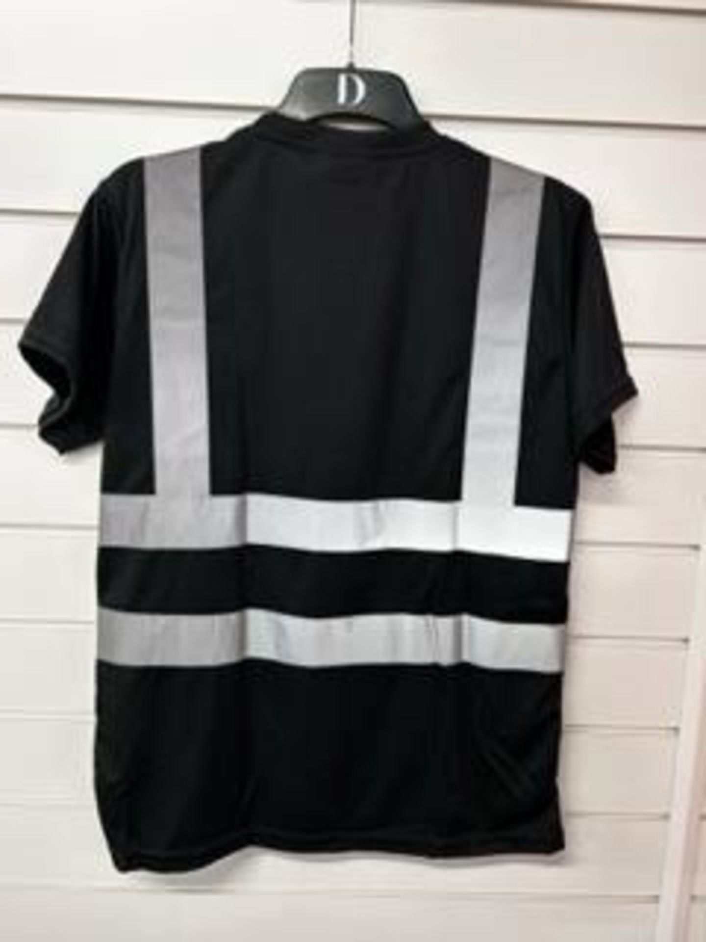 175 x Black Hi Vis Short Sleeve T-shirt. (Multiple Sizes) (vendors comments – new), Size - M x 25, L - Bild 3 aus 3