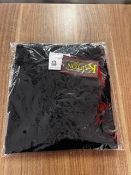 175 x Black Hi Vis Short Sleeve T-shirt. (Multiple Sizes) (vendors comments – new), Size - M x 25, L