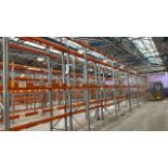 14 Joined Bays Of Dexion P90, 2 Levels Per Bay, 15 Frames and 84 Beams (1500kg UDL), each frame