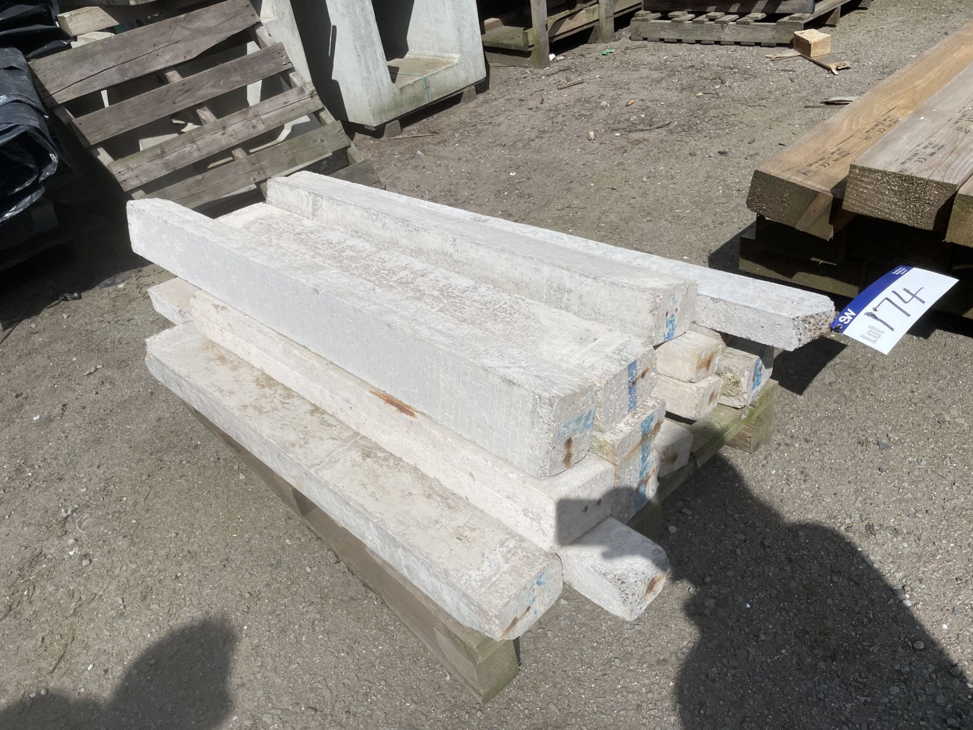 Pre-Cast Concrete Posts, on one pallet Please read the following important notes:- ***Overseas