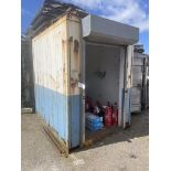 Steel Container, with roller shutter door at either end, (excluding contents) Please read the