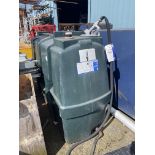 Titan R1225 Bunded Plastic Tank, 266 gallons/ 1212 litres cap., 2020mm long x 750mm wide x 1400mm