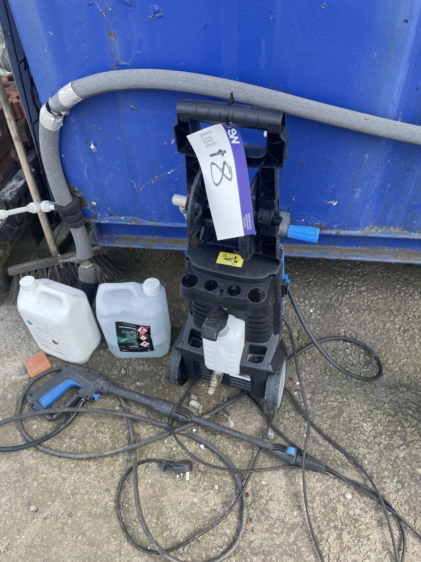 Draper Portable Electric Power Washer Please read the following important notes:- ***Overseas buyers