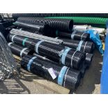 Bostd Geosynthetics Plastic E’Grid, as set out in two lines, each roll approx. 1.33m wide Please