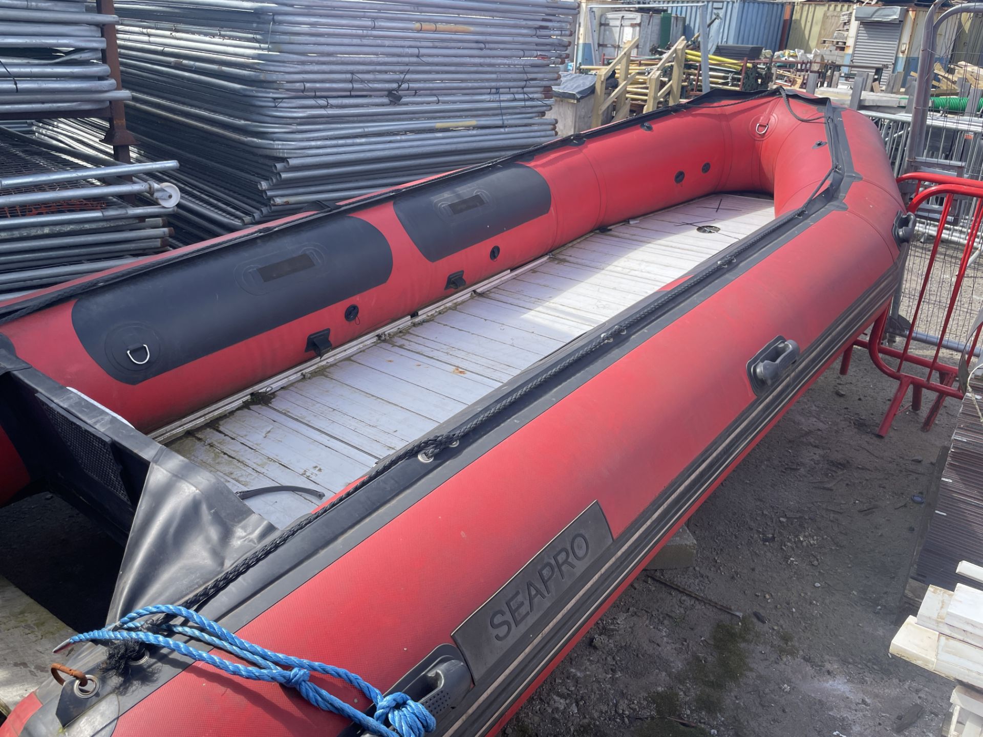 Serpro SEAPRO BH470HDD INFLATABLE BOAT, CIN SKI-BHG 07 E314, 4.6m long overall, with single axle - Image 4 of 5