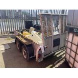 Ifor Williams PD84GTA-165 Twin Axle Plant Trailer, serial no. 182397, 2548kg gross weight, with
