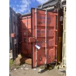STEEL CARGO CONTAINER, approx. 12m long (reserve removal until contents cleared) Please read the