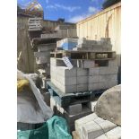 Assorted Mainly Concrete Blocks, in two stacks Please read the following important notes:- ***