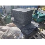 Assorted Plastic Mats, in one stack Please read the following important notes:- ***Overseas buyers -
