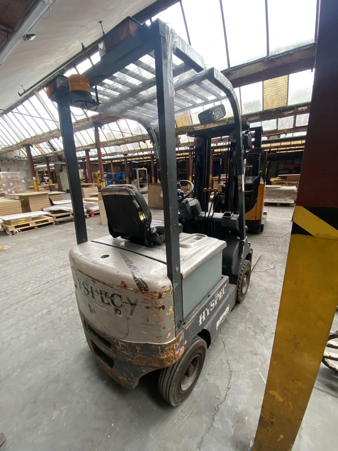 Hypsec HE4-15 1200kg cap. Electric Fork Lift Truck, serial no. 08081925, hours unknown, 4500mm - Image 5 of 8