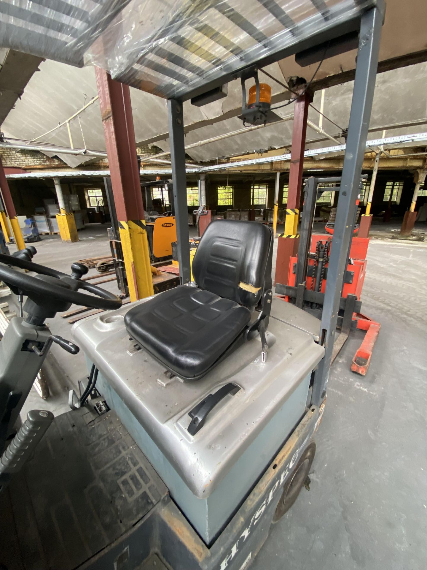 Hypsec HE4-15 1200kg cap. Electric Fork Lift Truck, serial no. 08081925, hours unknown, 4500mm - Image 7 of 8
