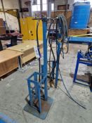 Two Steel Gas Bottle Stand, with hoses Please read the following important notes:- ***Overseas