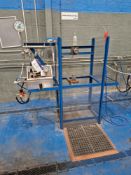 Bespoke Made Small Valve Clamp Test Rig, with Haskel Pneumatic Pump Please read the following