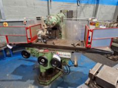 Huron NU3 Universal Milling Machine, with Mitutoyo PM33L, serial no. 15330, year of manufacture 1977