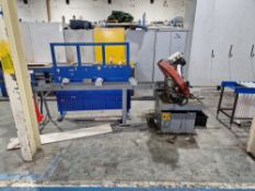 Bomar Ergonomic 275.230DG Horizontal Bandsaw, serial no. 2093, year of manufacture 2006 Please