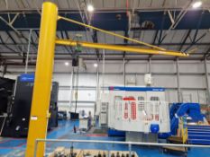 Free Standing Jib Crane, serial no. C34545-01, year of manufacture 2021, class A3, SWL 500kg,